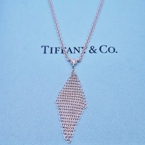Tiffany & Co. Elsa Peretti Diamond Mesh Necklace